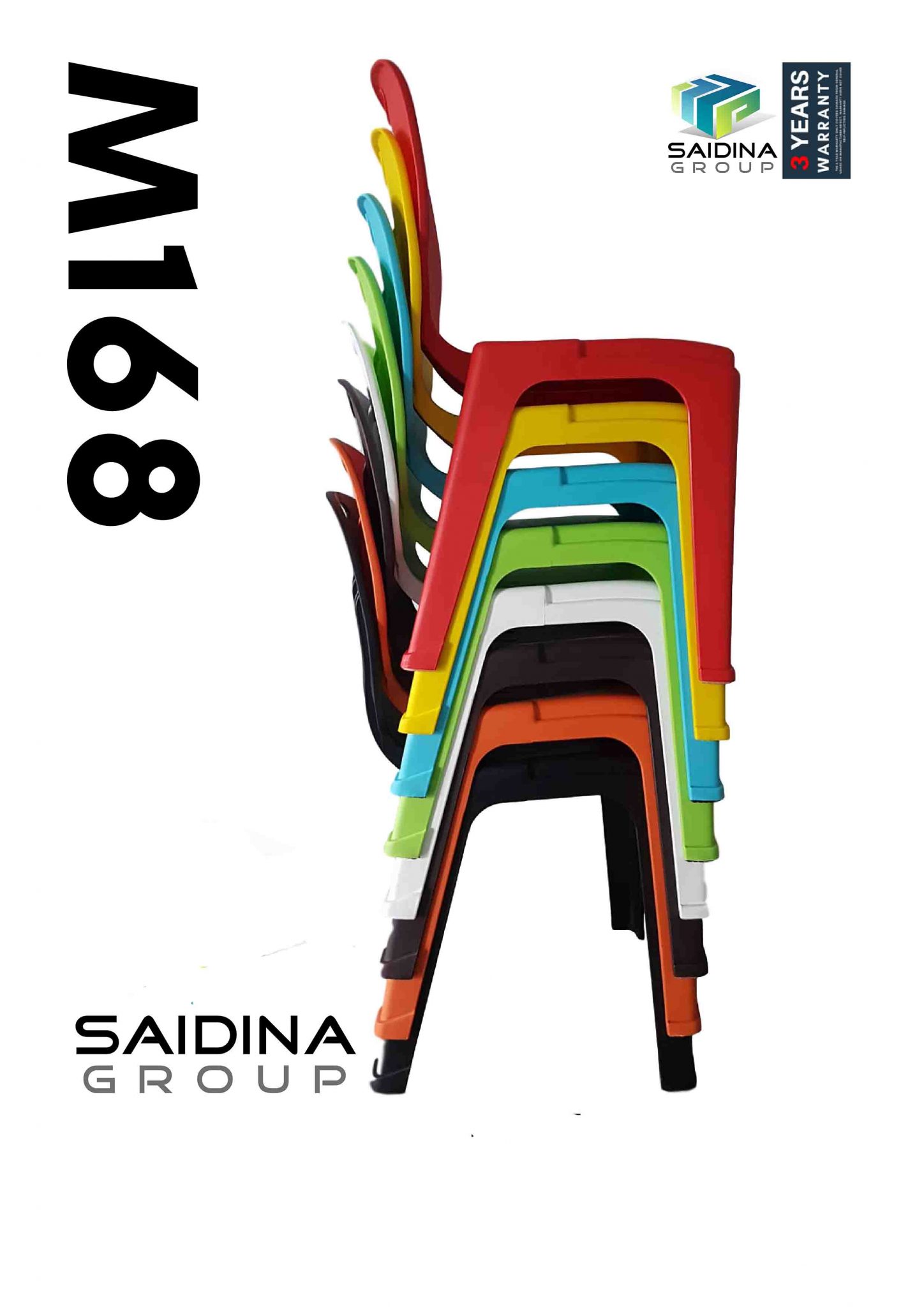 Kerusi Plastik | Modern Plastic Chairs | Model : M168 - SAIDINA GROUP