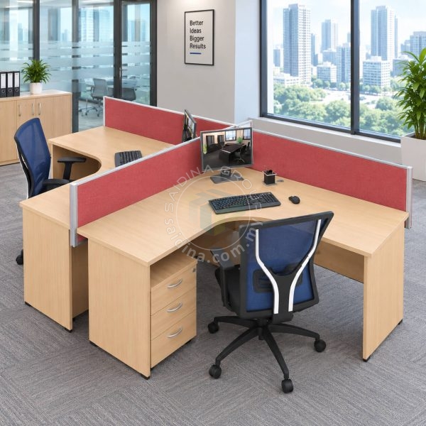 FL203 2 seater workstation