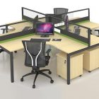 4 seater workstation