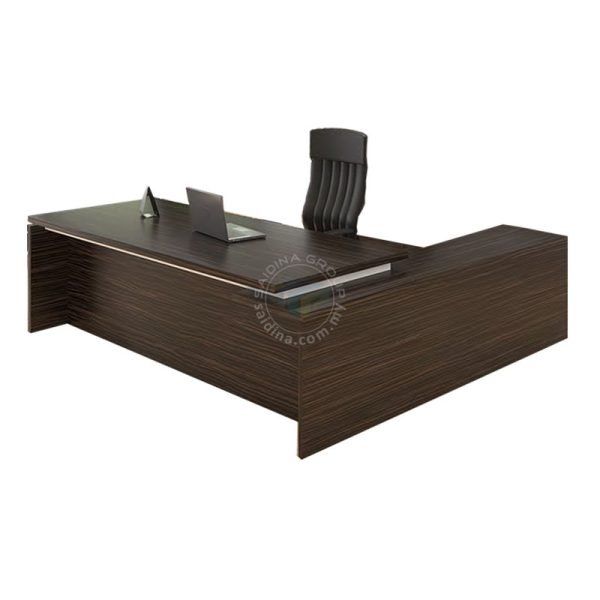 Meja Pengarah / Presiden | Director Table c/w Side Cabinet | Model : MARS 520