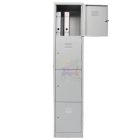 4 compartment locker