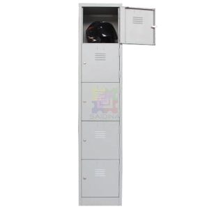 5 compartment locker