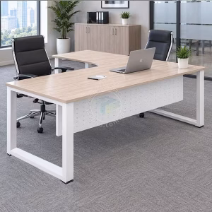 L shaped office desk