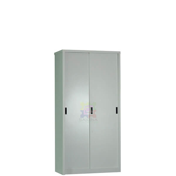 steel cabinet with sliding door
