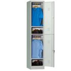 2 compartment locker
