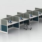 8 seater office workstation