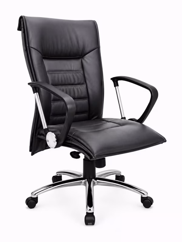 leather low back chair
