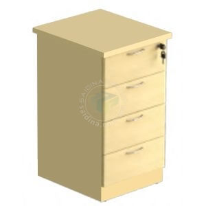 laci pejabat 4 drawer