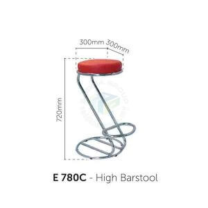 Bar Chair with Backrest