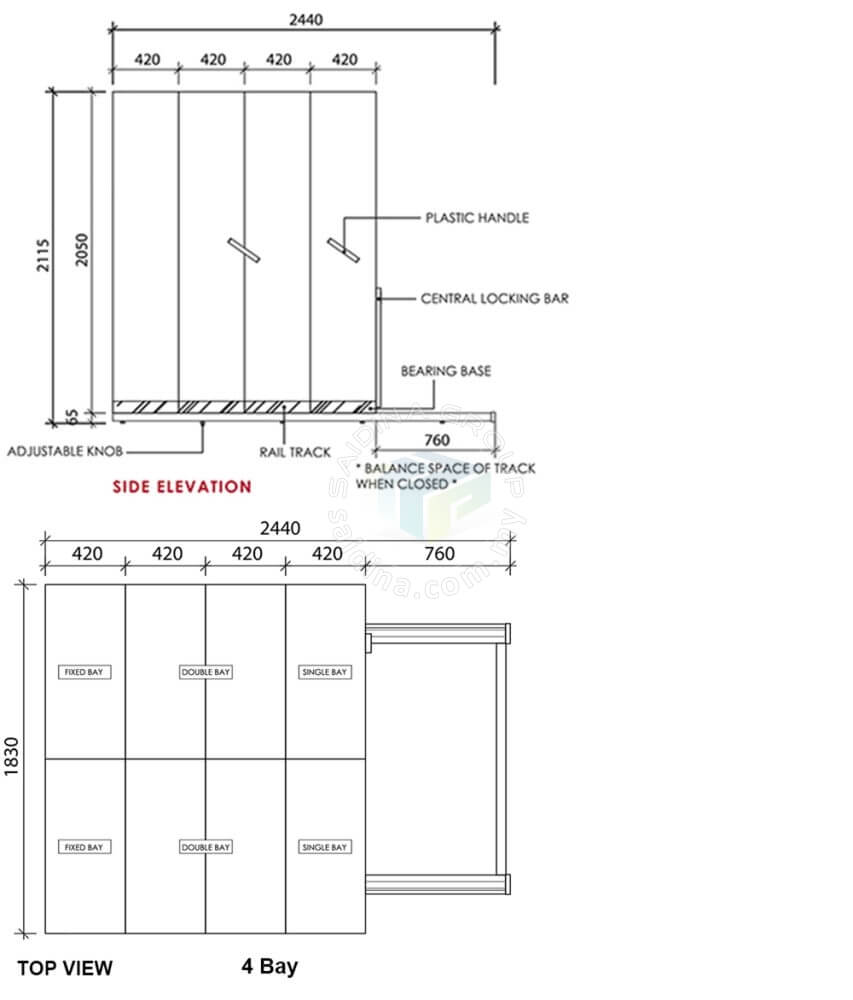 mobile compactor double bay
